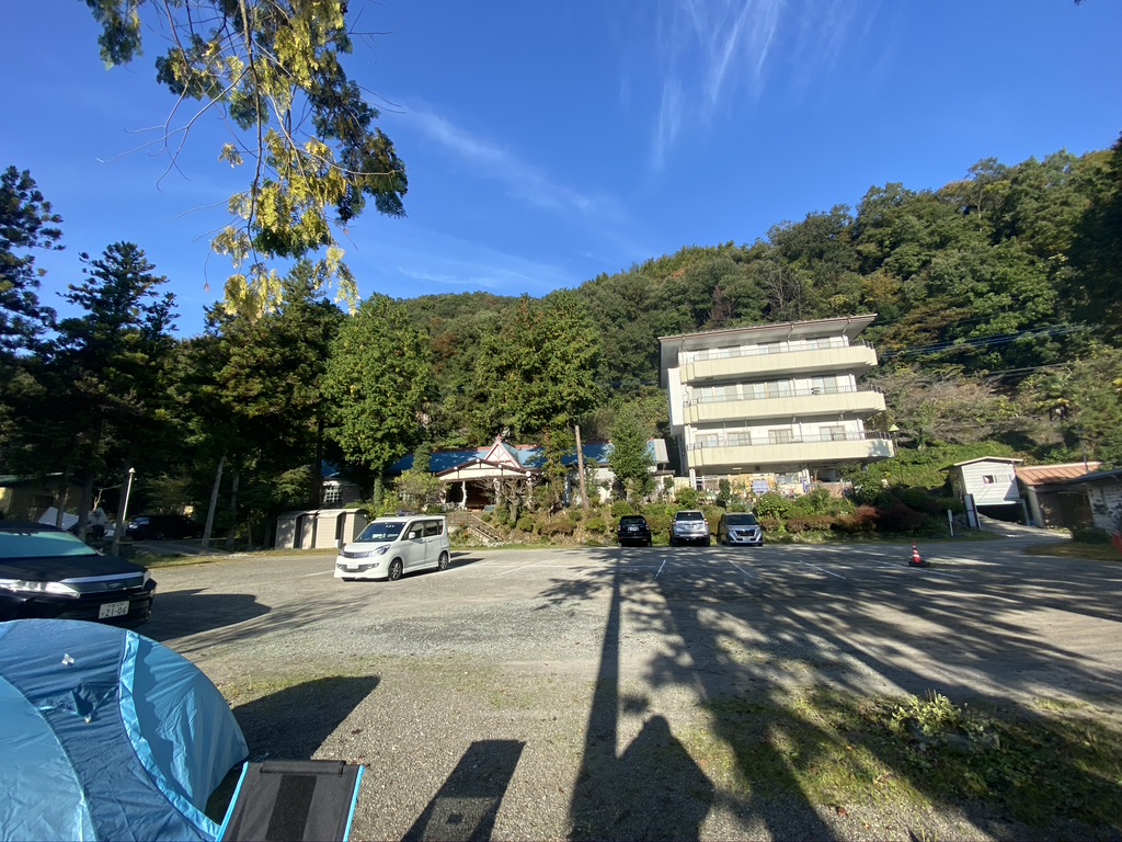 横付けしなくても駐車場は目の前