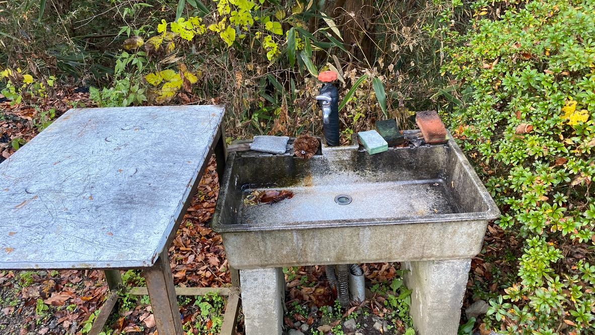 Washing area