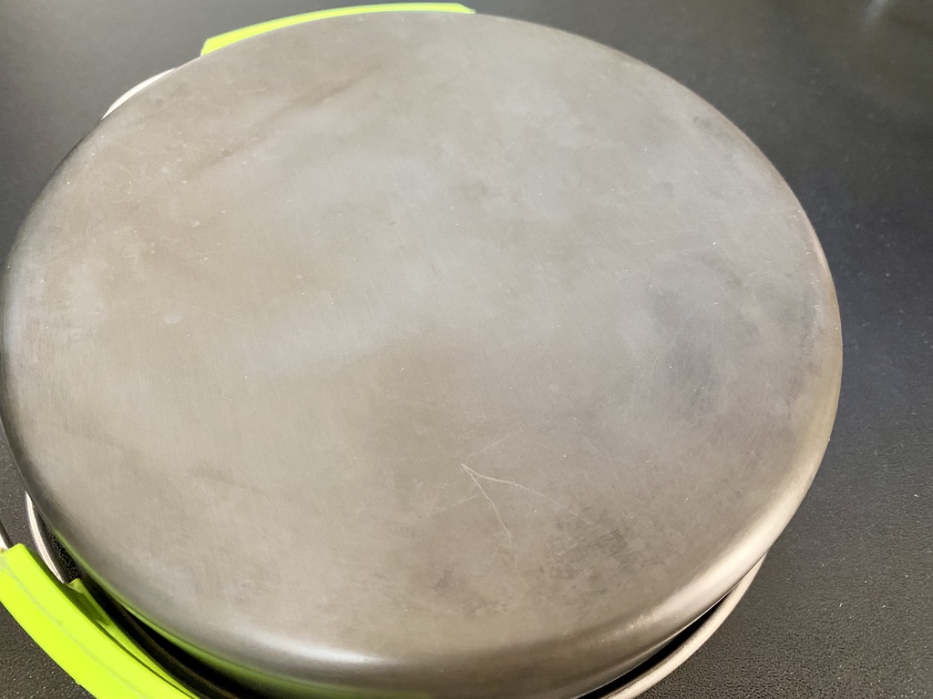 重曹で洗浄後のクッカー