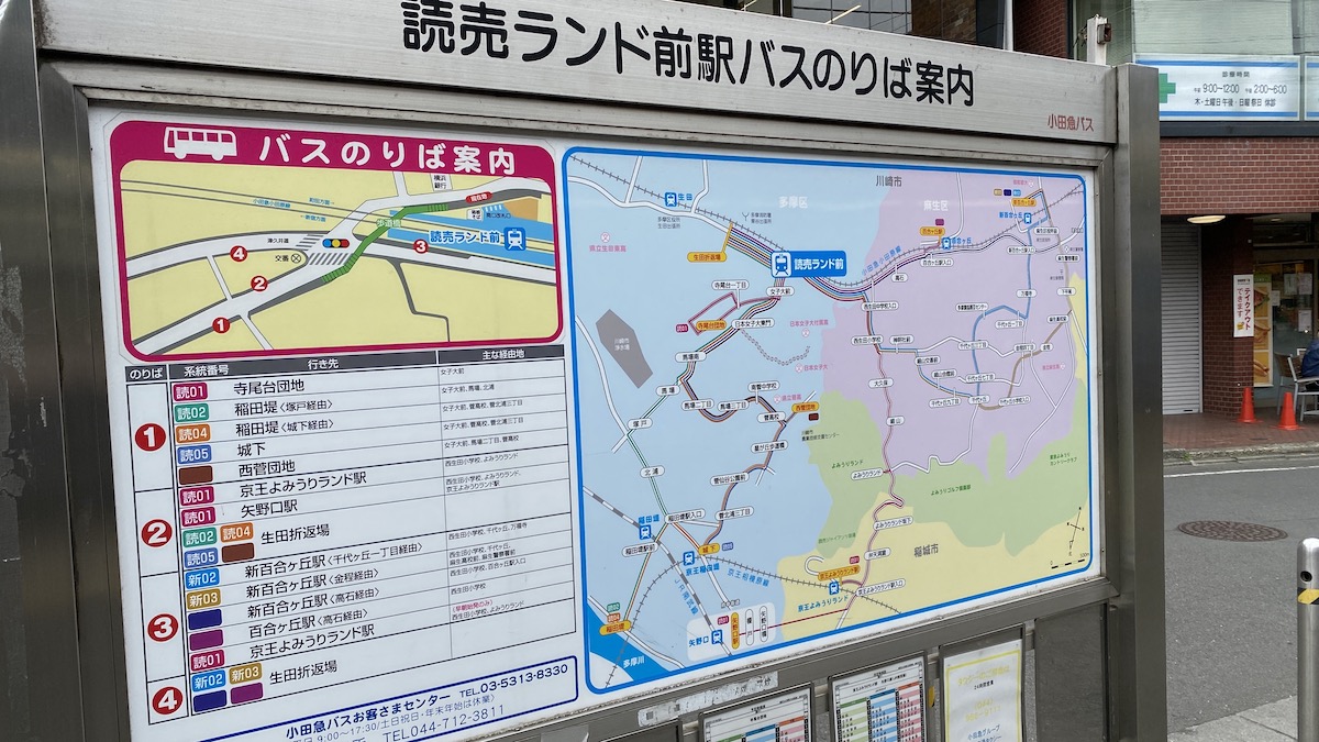 バスのりば案内
