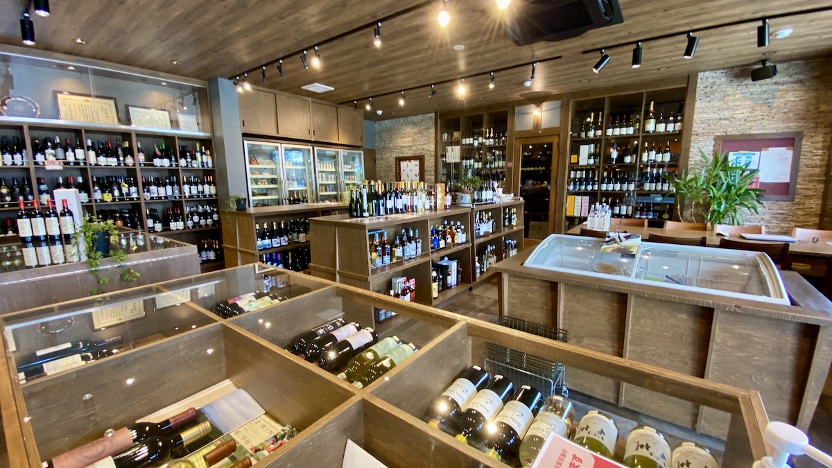 Inside the store