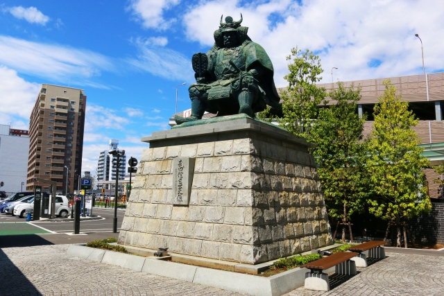 Takeda Shingen statue