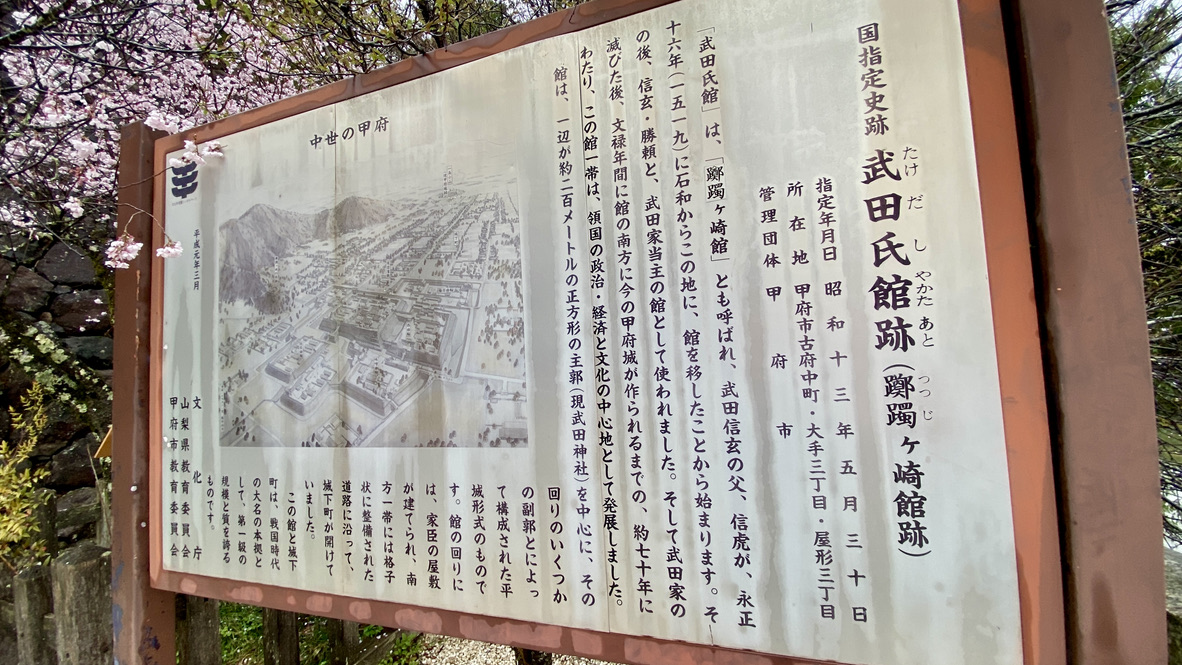 Takeda Clan Residence Information Board