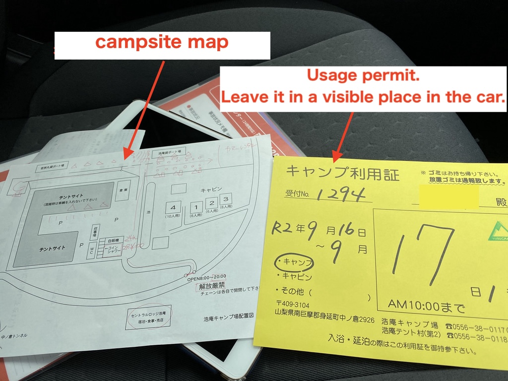 Usage permit