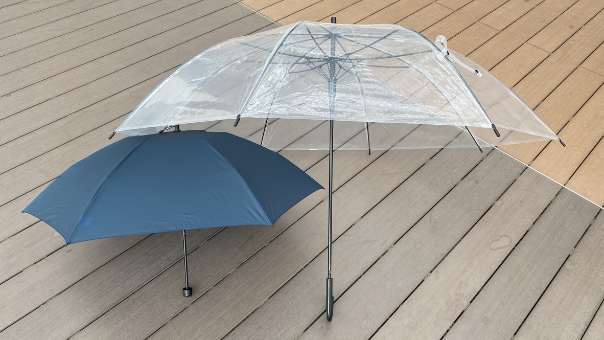 Vinyl umbrella and Travel Umbrella