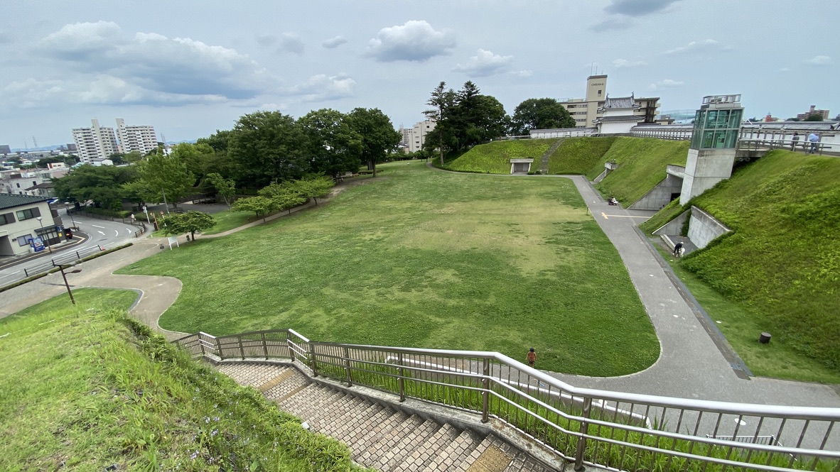 View from the earthwork
