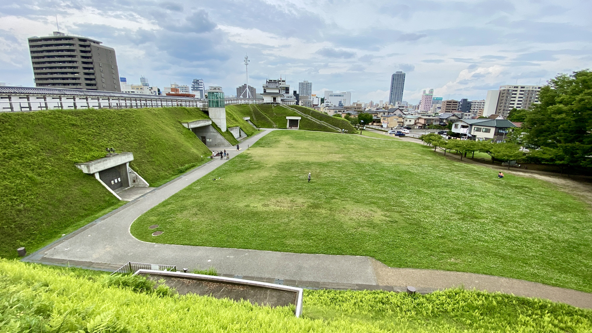 View from the earthwork