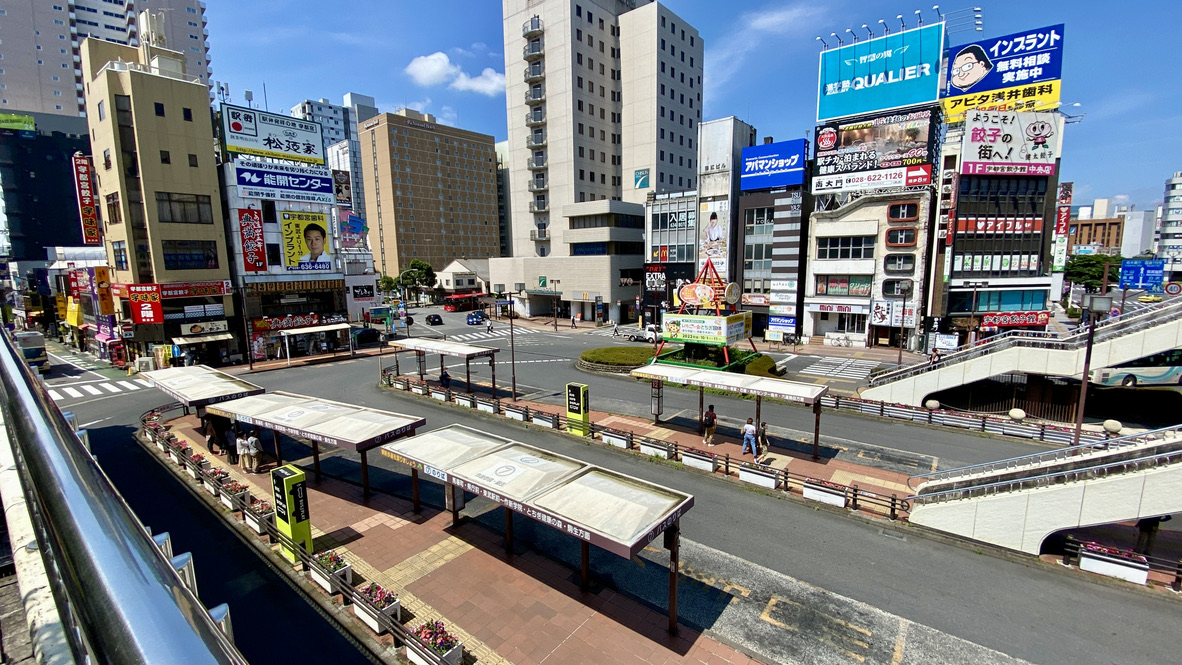 Utsunomiya Station West Exit