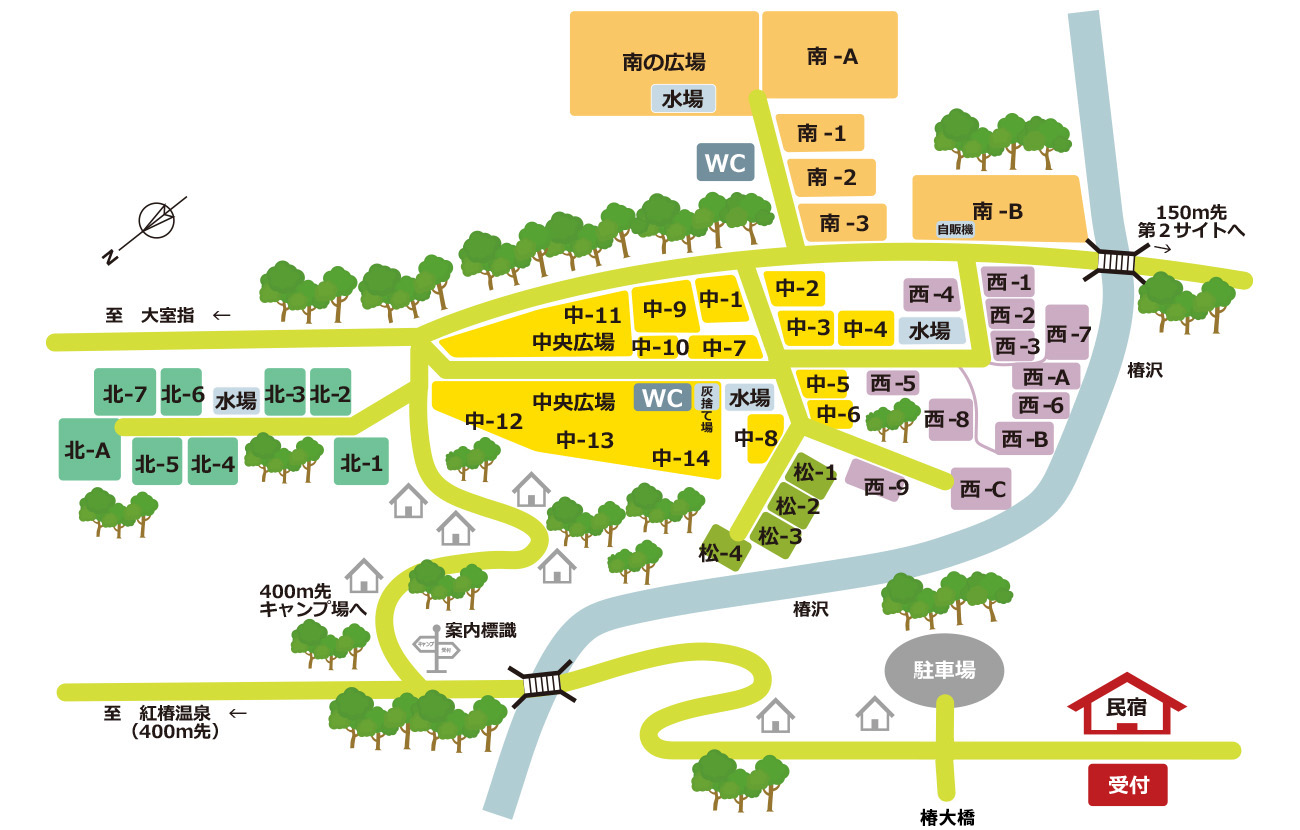 Campsite map