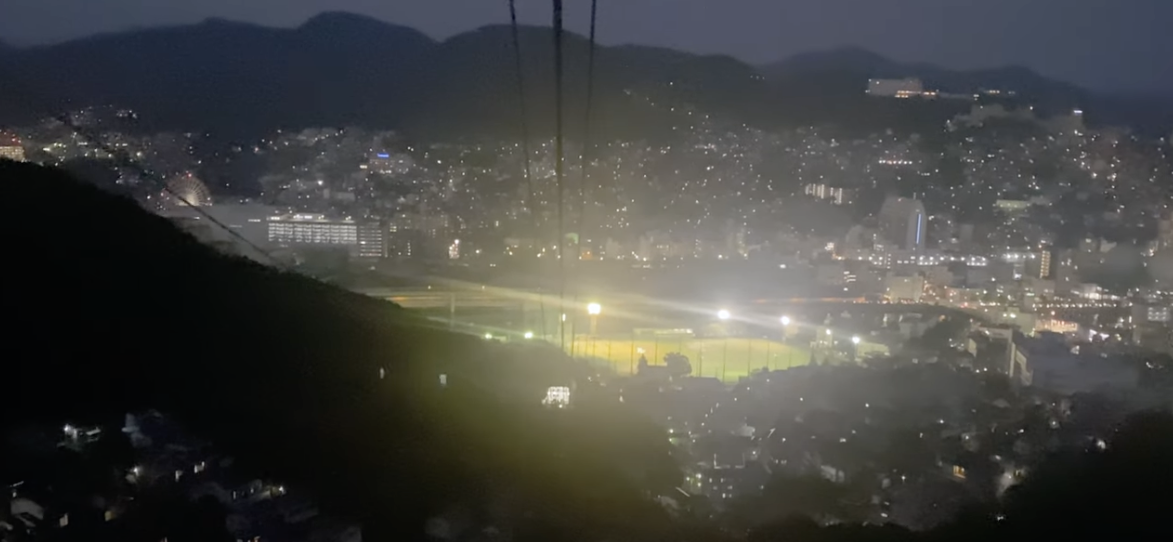Night View from the Ropeway
