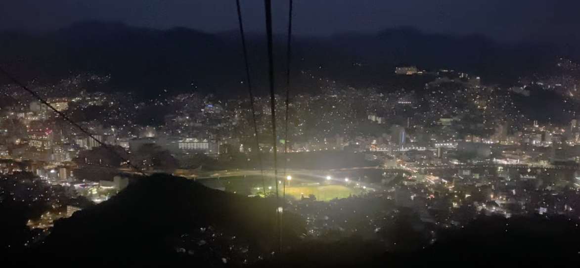 Night View from the Ropeway