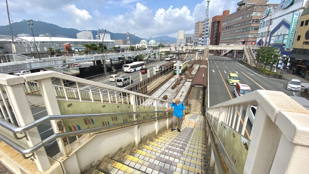 In front of Nagasaki Station