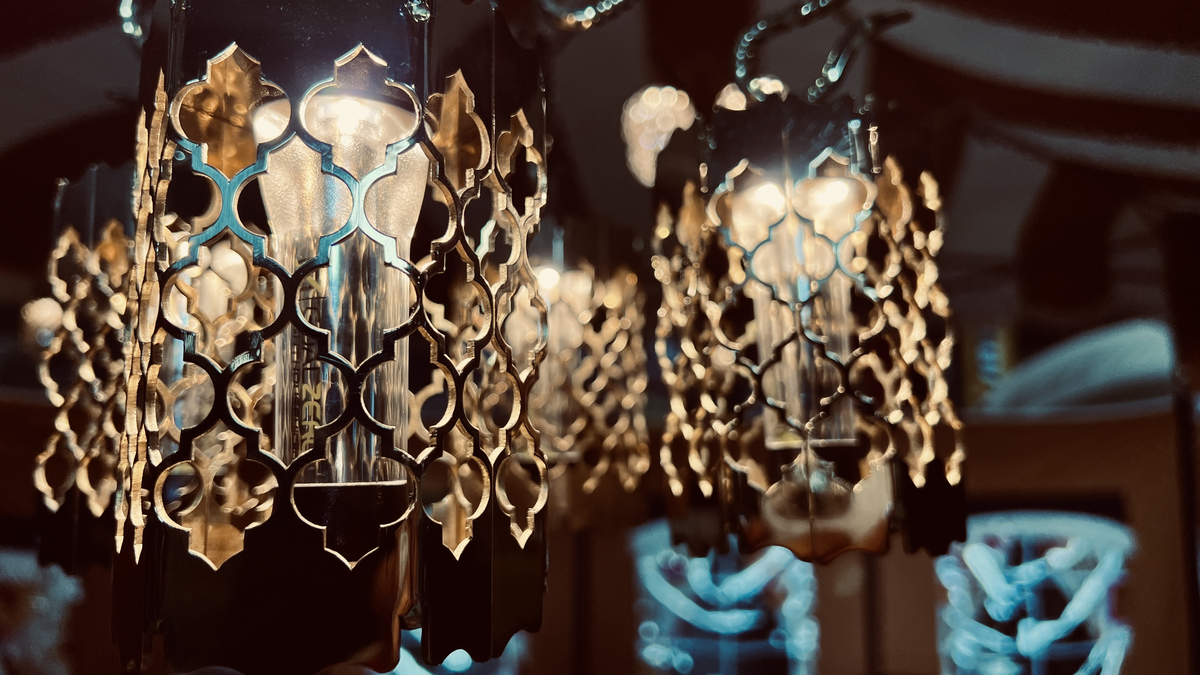Brass Lantern Shade