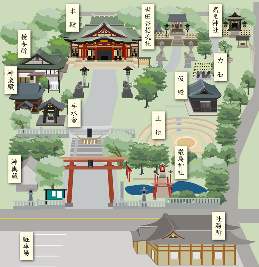 Shrine Grounds Map