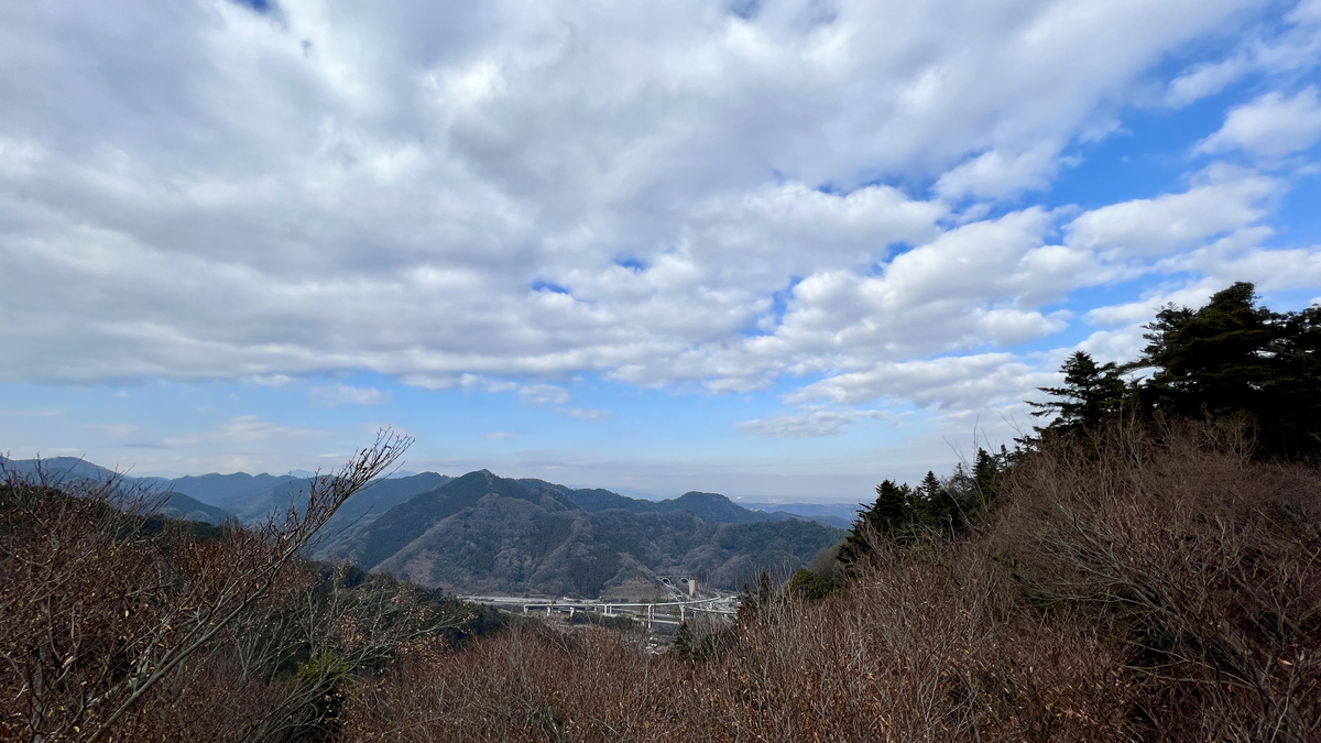 View from Takaosan Station
