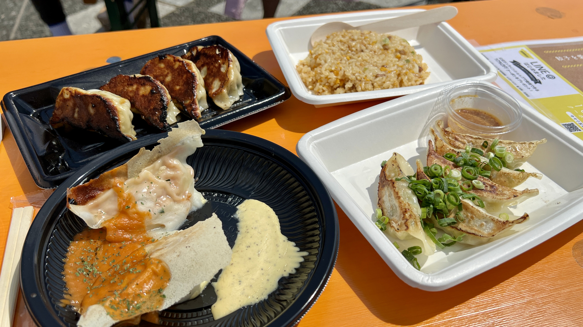 Purchased Gyoza