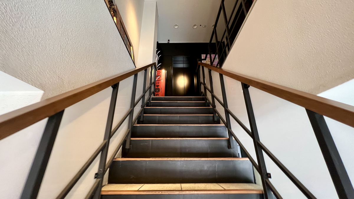 Stairs to Café