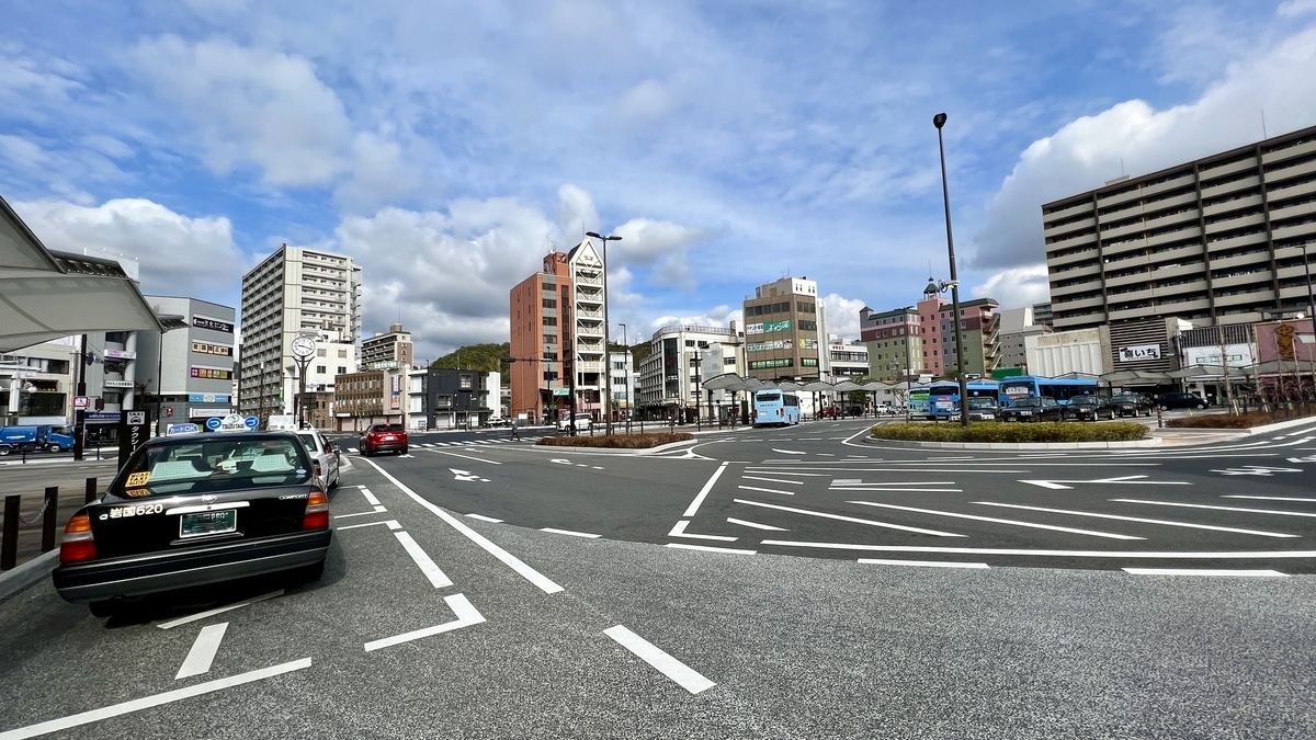 Taxi Stand at Iwakuni Station West Exit