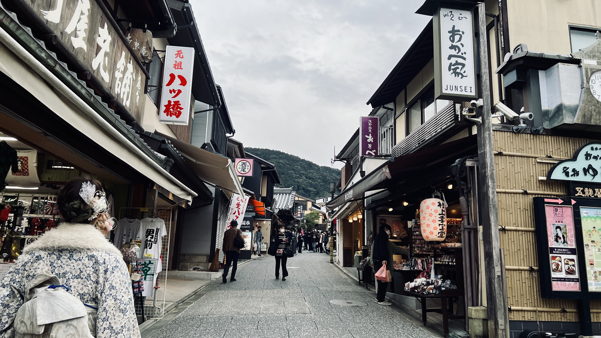 清水坂の風景