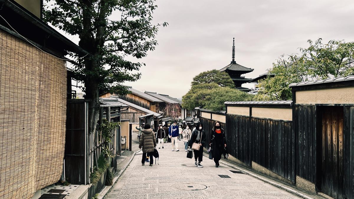 八坂通の様子