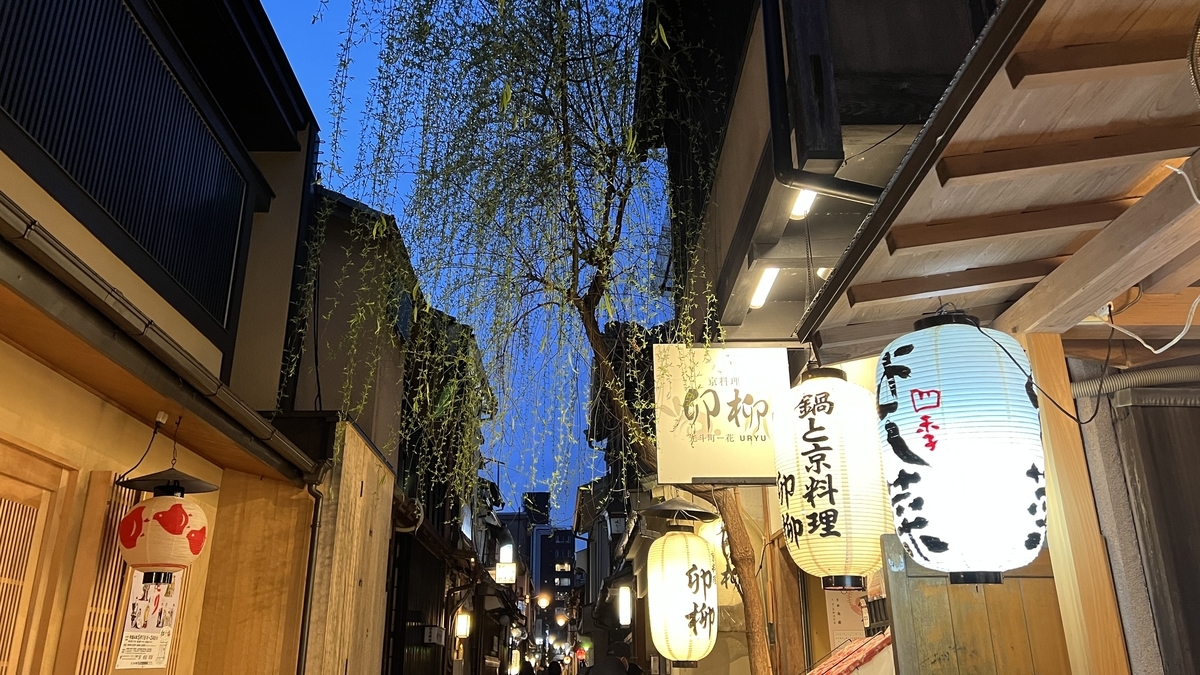 Scenery Along Pontocho