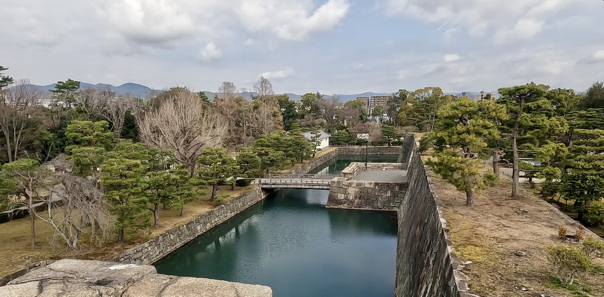 View from the Castle Keep Ruins