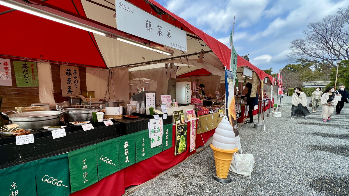 Busy Food Stall Area
