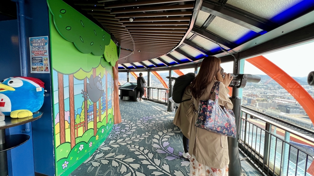 京都タワー展望室