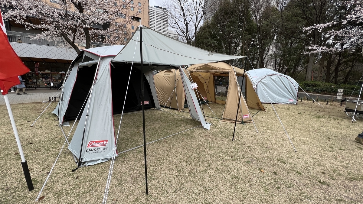 コールマンのブース