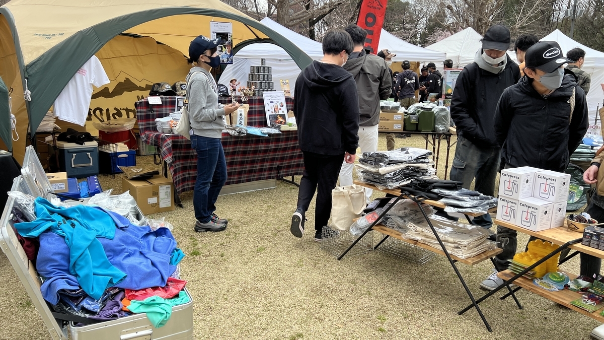アパレルのブース