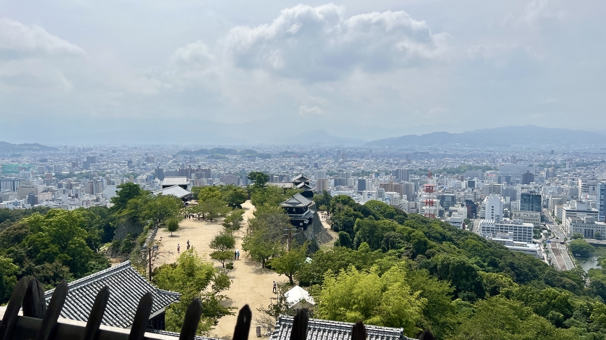 从大天守最高层的眺望