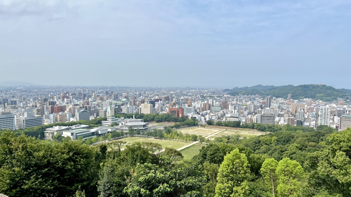 从本丸广场的眺望