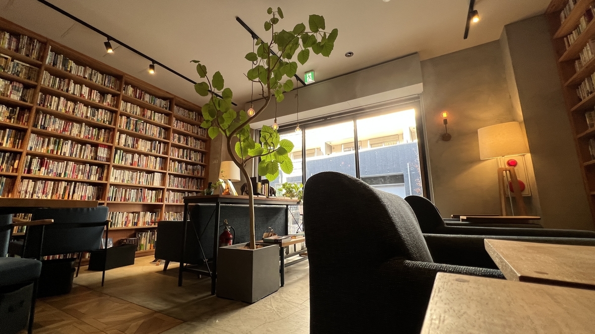 Tranquil moments flowing through the café