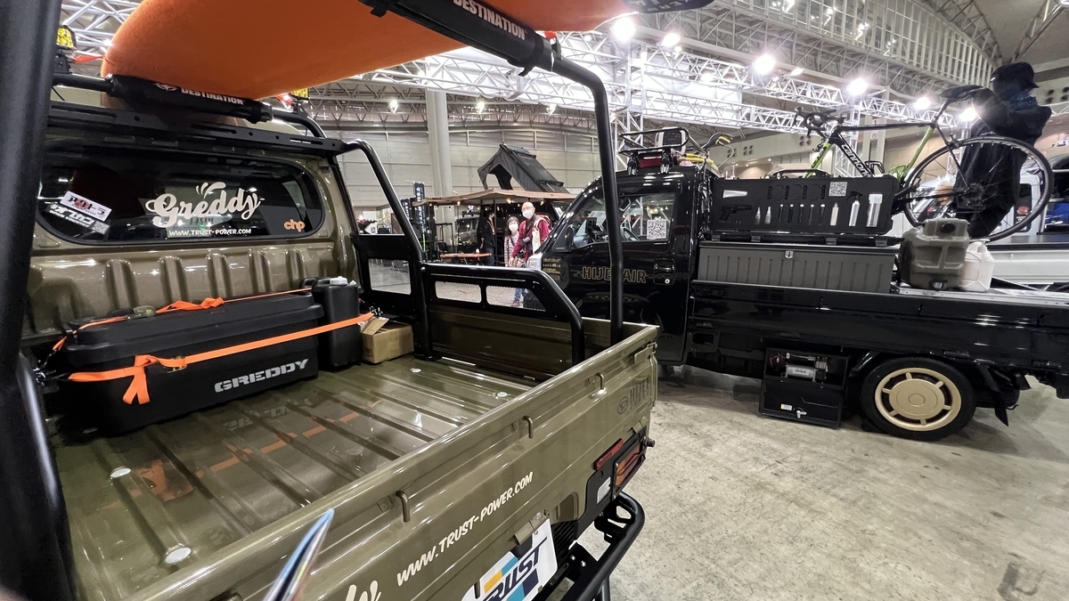 Cargo-focused customization unique to kei trucks