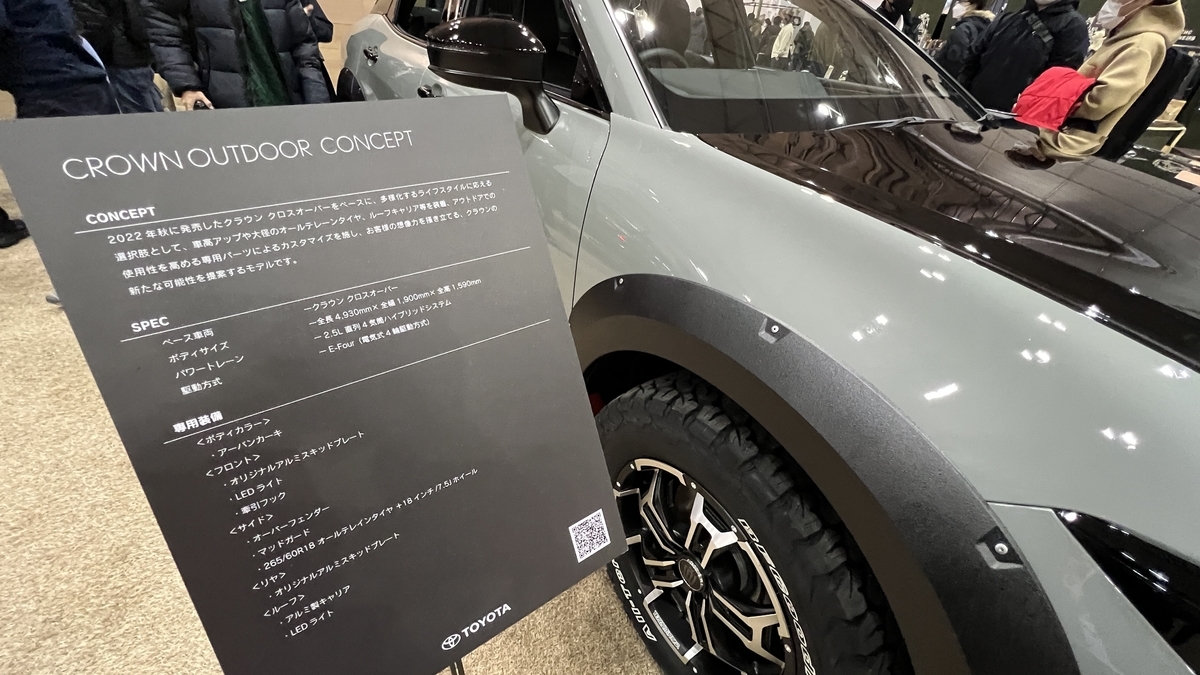 Off-road Toyota Crown (tires)