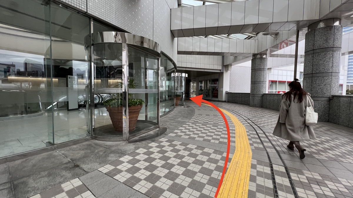 逆時針方向前進
