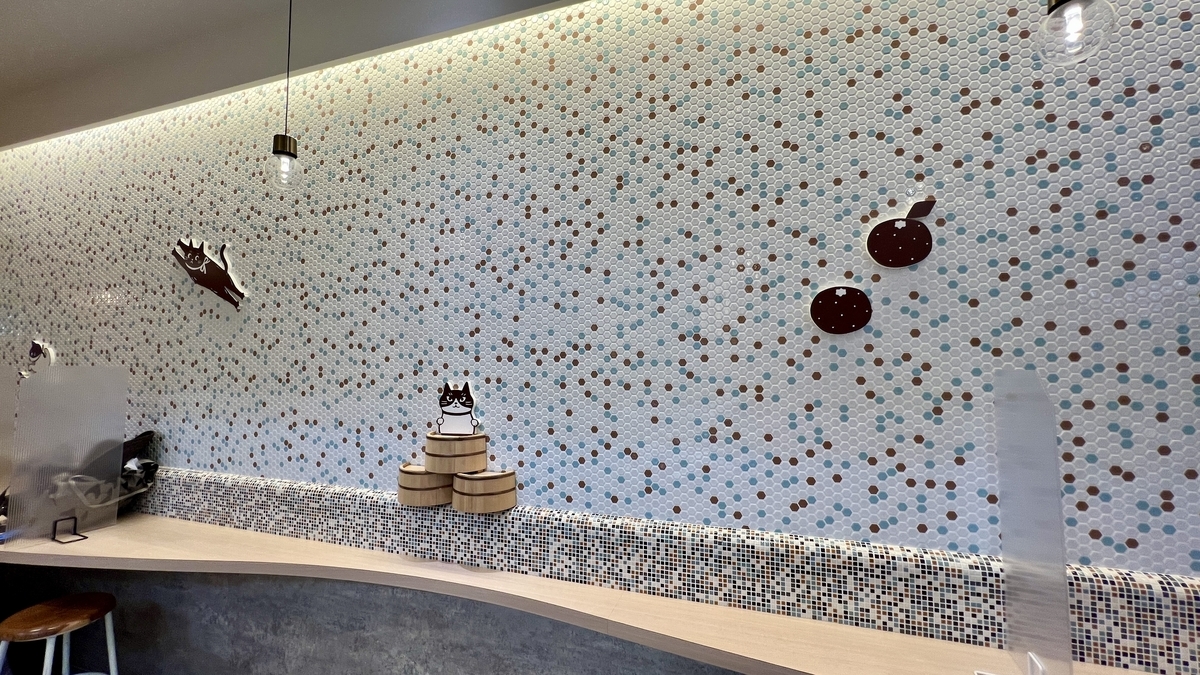 Colorful tiled wall