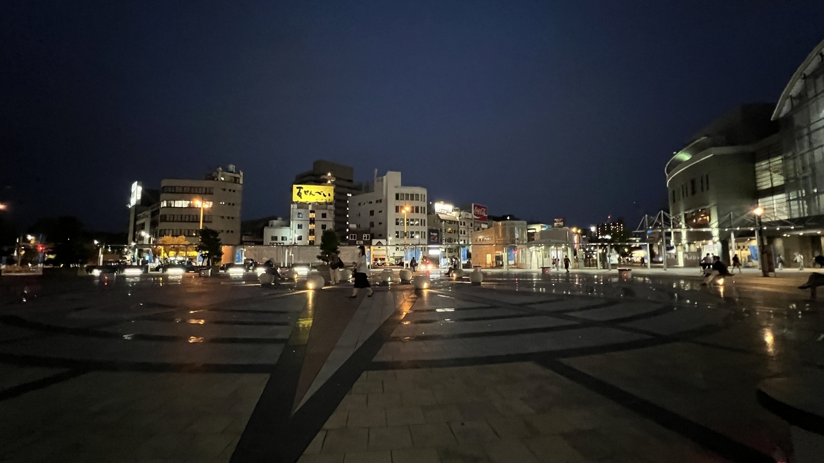 Well-developed Takamatsu Station area