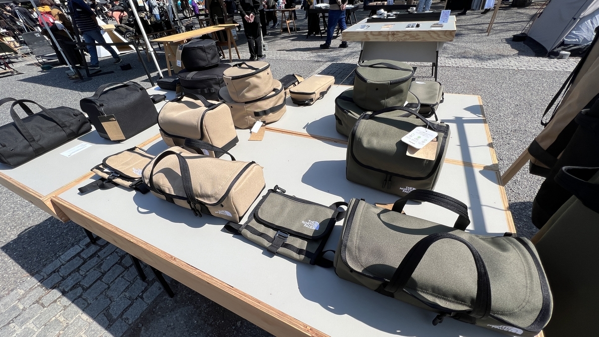Chairs, bags, and cutlery