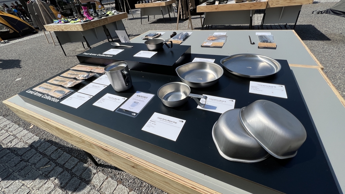 Chairs, bags, and cutlery