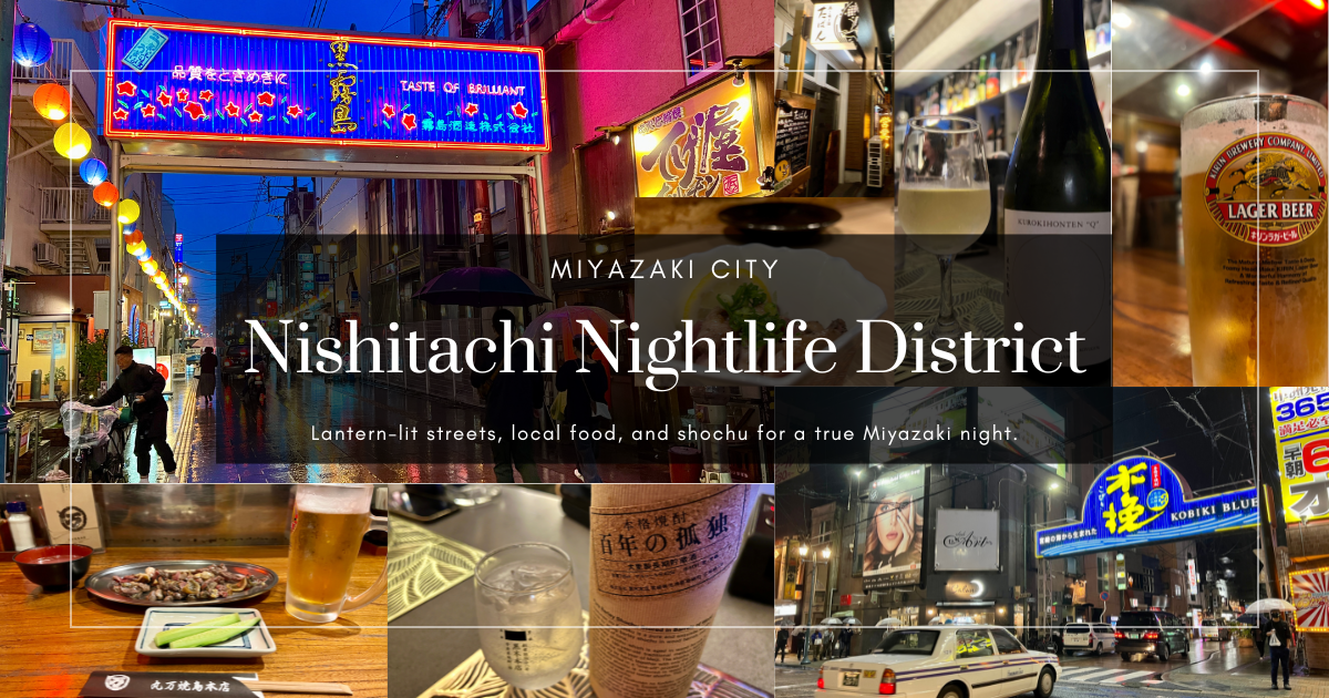 Where to Eat at Night in Miyazaki City: Complete Guide to Nishitachi, Local Food, and Nightlife Spots