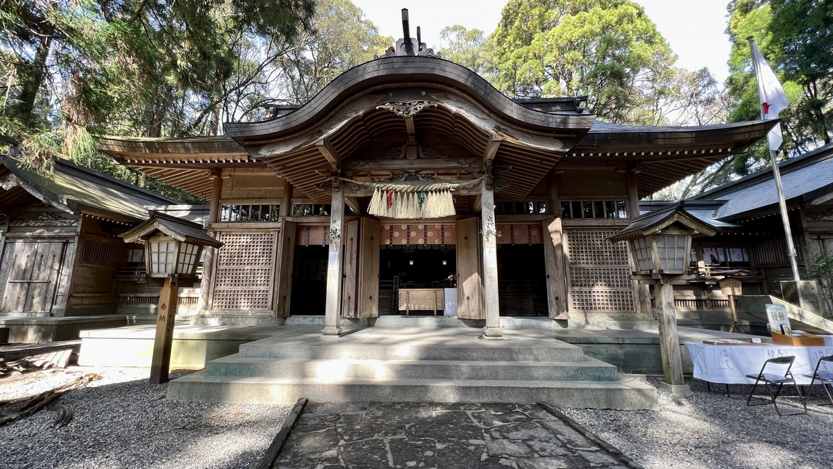 高千穗神社本殿正面