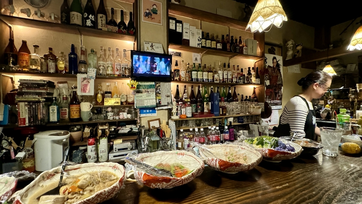 Inside the store