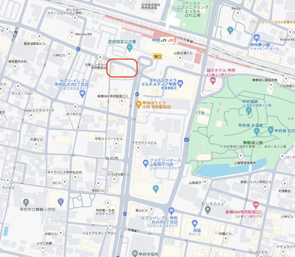 Kofu Station South Exit