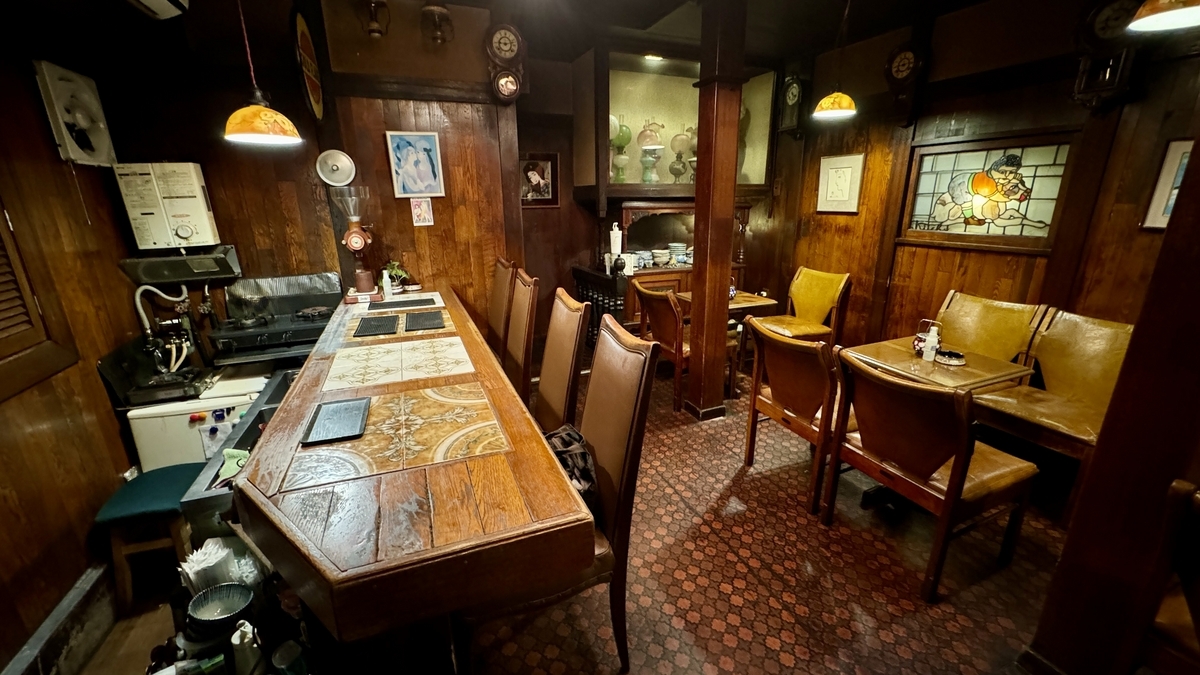 Inside the store