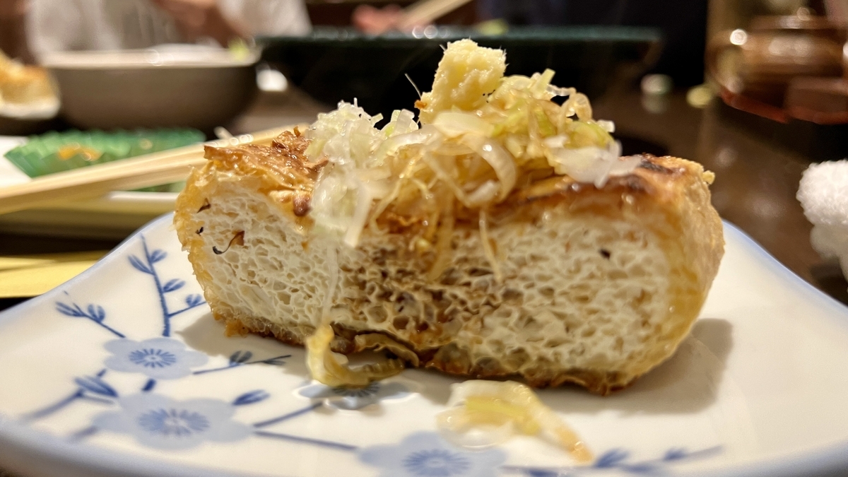 Tochio fried tofu