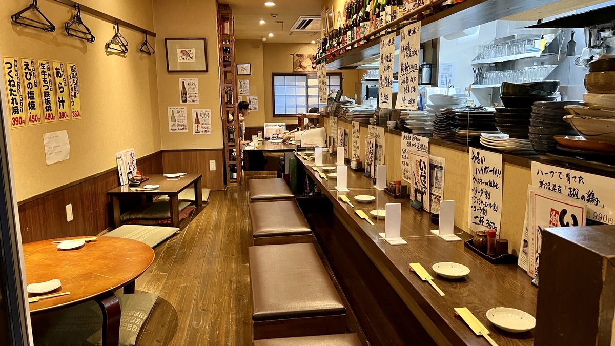 Inside the store