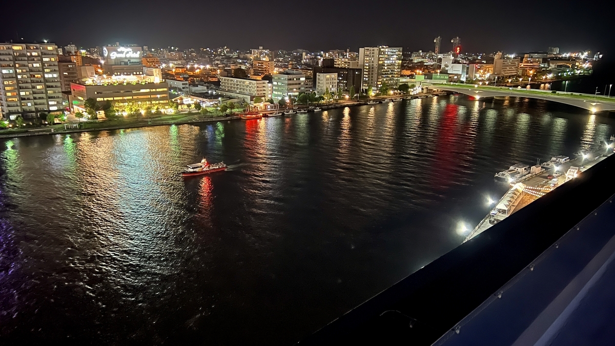 新潟市の夜景