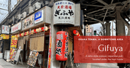 ¡Oferta increíble! Izakaya retro "Gifuya" en Osaka: ¡Highballs por menos de 1 dólar!