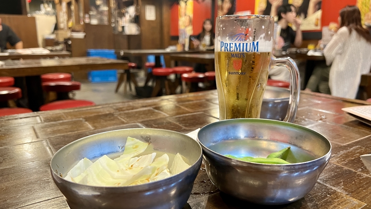 Inside the restaurant